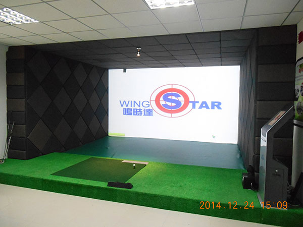 wingStar品牌在延边州龙井市委老干部局模拟高尔夫设备采购招标中一举中标