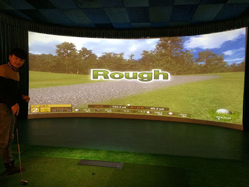 修正药业集团wingStar环屏模拟高尔夫+3D影院项目竣工