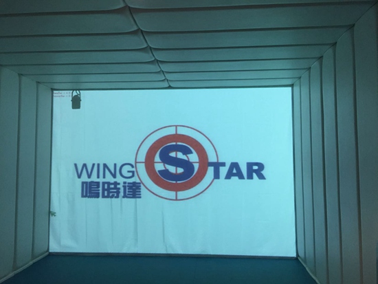 wingStar模拟高尔夫展厅一：长春单屏模拟高尔夫展厅