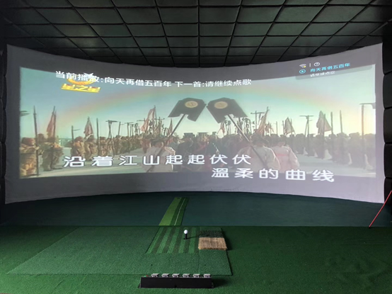 韩国原装进口wingStar-WS4型模拟高尔夫