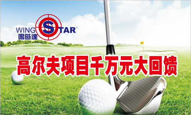 wingStar（鸣时达）模拟高尔夫参加上海高尔夫展