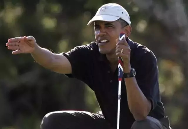 奥巴马打高尔夫